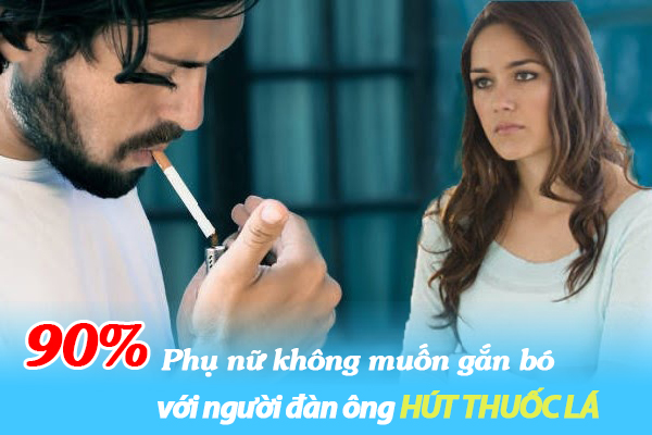 Phụ nữ không muốn gắn bó với người đàn ông hút thuốc lá